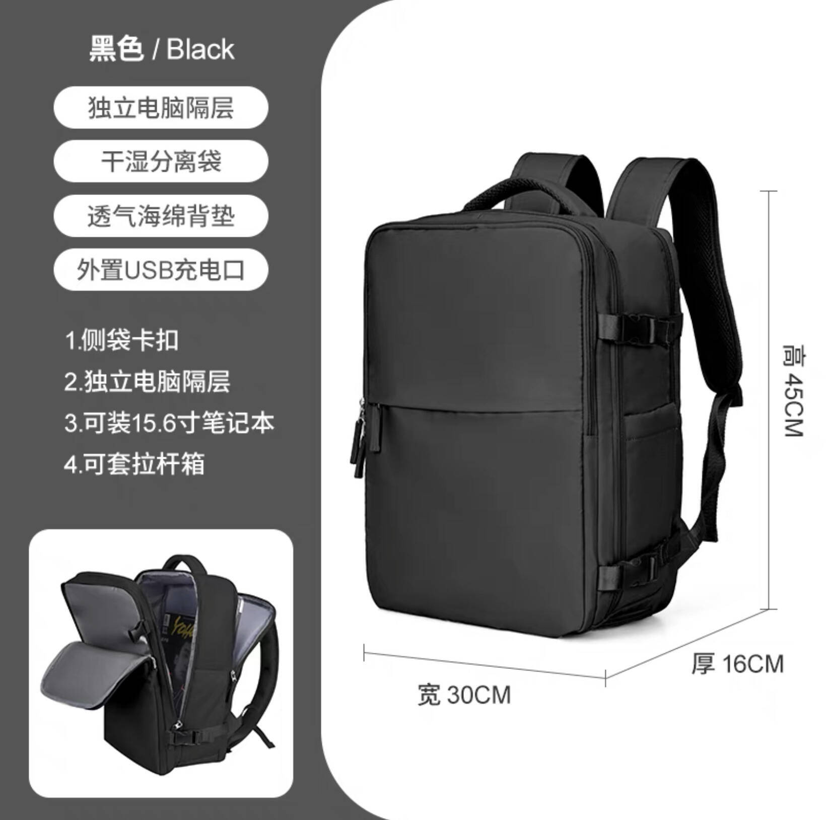 Large Capacity Backpack Stock  - Women Bags Large ulasan dan harga