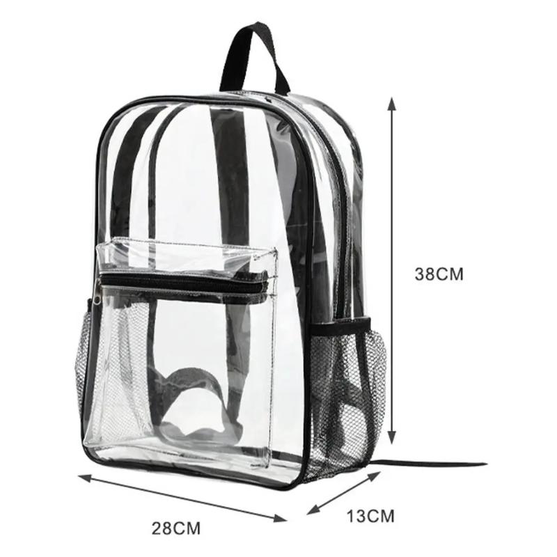 Transparent PVC Backpack Outdo - Women Bags Large ulasan dan harga