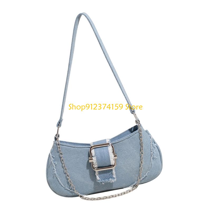 G5AE Stylish Jean Shoulder Bag - Women Bags Jeans ulasan dan harga