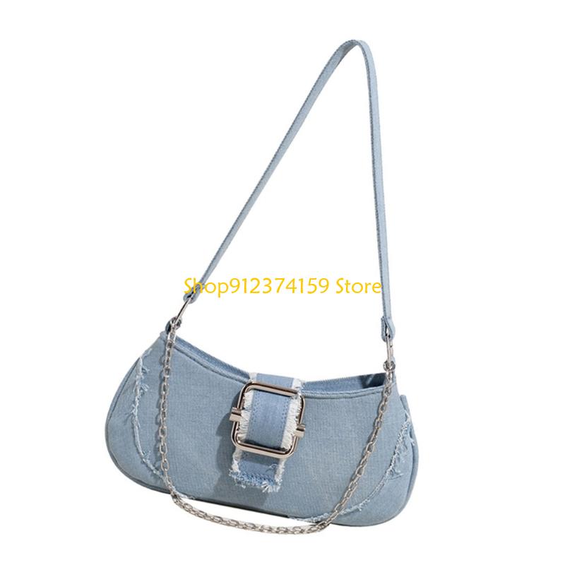 G5AE Stylish Jean Shoulder Bag - Women Bags Jeans ulasan dan harga