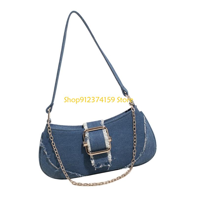 G5AE Stylish Jean Shoulder Bag - Women Bags Jeans ulasan dan harga