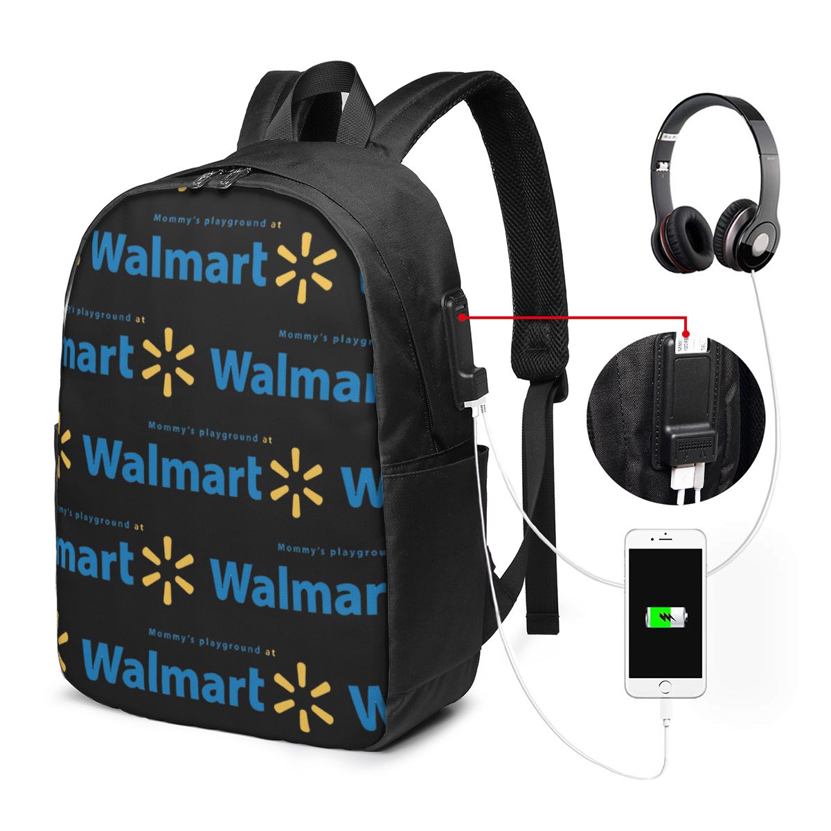 Walmart Backpack Travel Notebo - Women Bags Walmart ulasan dan harga