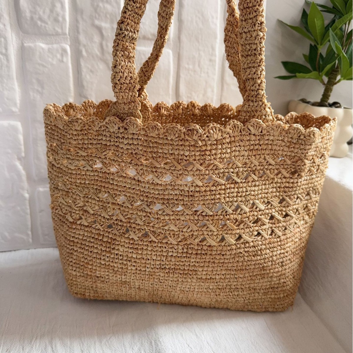 Sunmmer Raffia Straw Bag Hollo - Women'S Raffia Bags ulasan dan harga