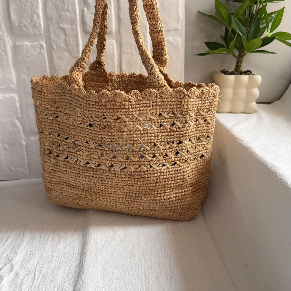 Sunmmer Raffia Straw Bag Hollo - Women'S Raffia Bags ulasan dan harga