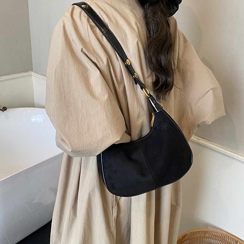 LEFTSIDE Women Small Suede Sho - Women Bags Trend 2025 ulasan dan harga