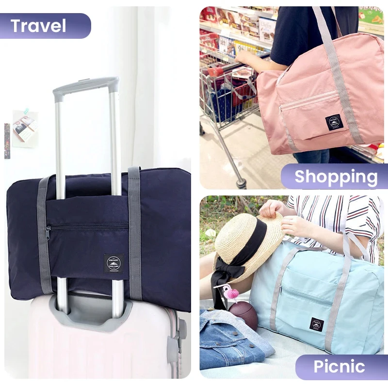 Foldable Travel Duffel Bag for - Women Bags Large ulasan dan harga
