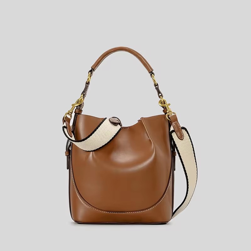 Fashion Panelled Canvas Bucket - Women Bags Zara ulasan dan harga