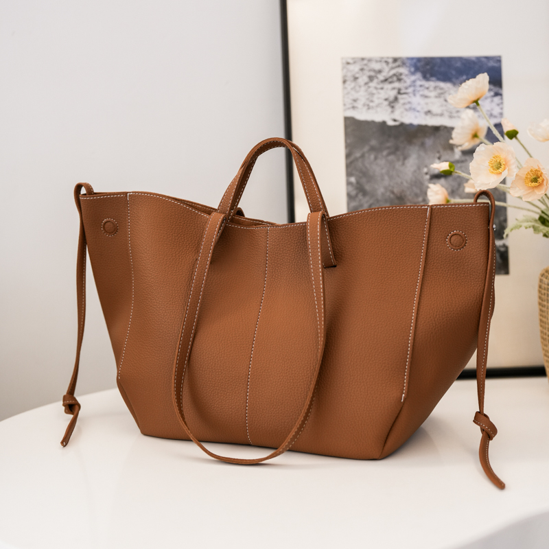 Large Capacity Leather Zipper  - Women Bags Trend 2025 ulasan dan harga